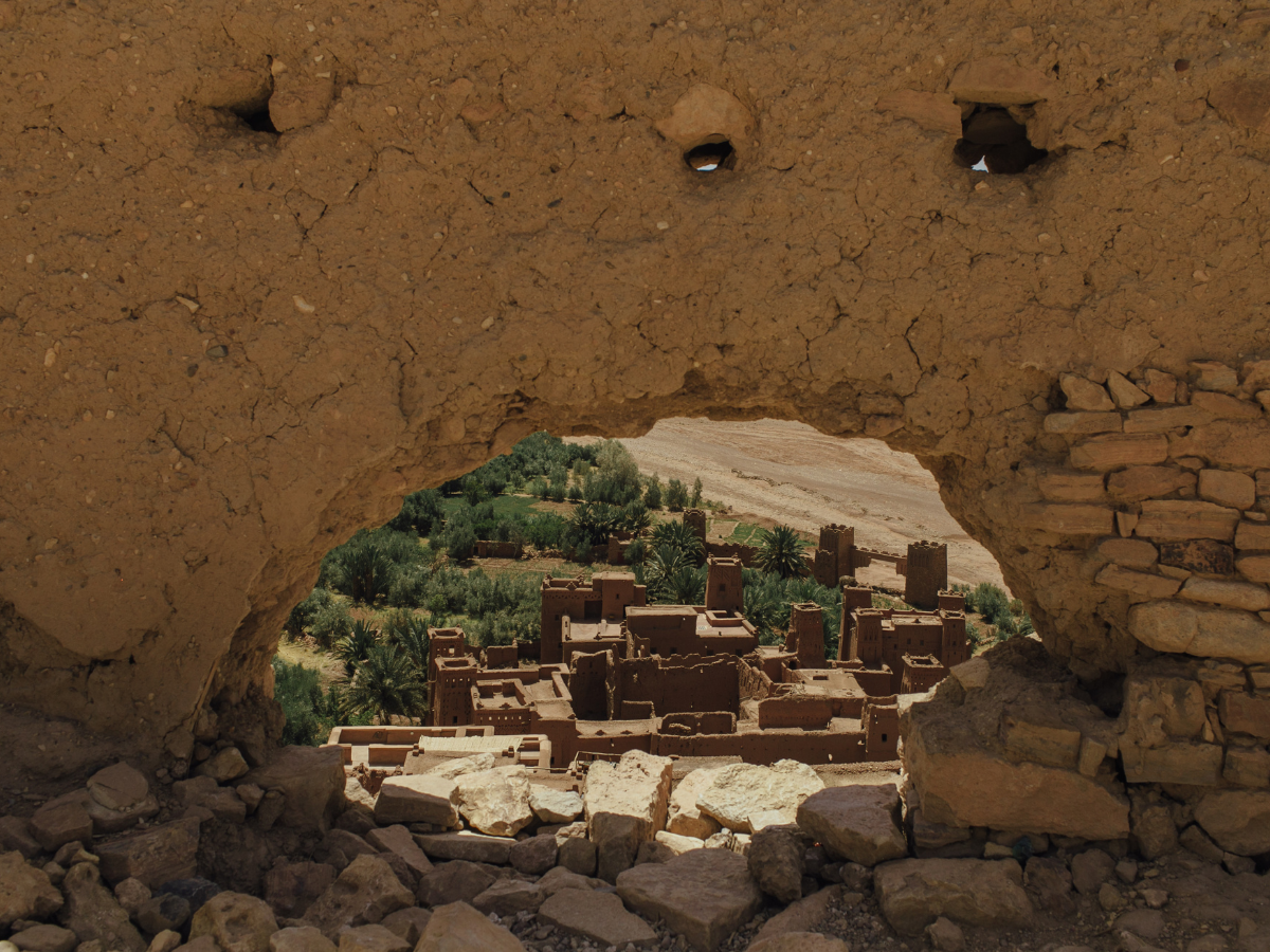 Ksar Ait Ben Haddou fortaleza de arcilla medieval en Ouarzazate Marruecos Patrimonio UNESCO
