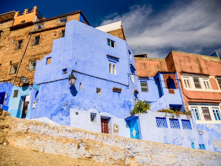 Blue-painted houses in Chefchaouen