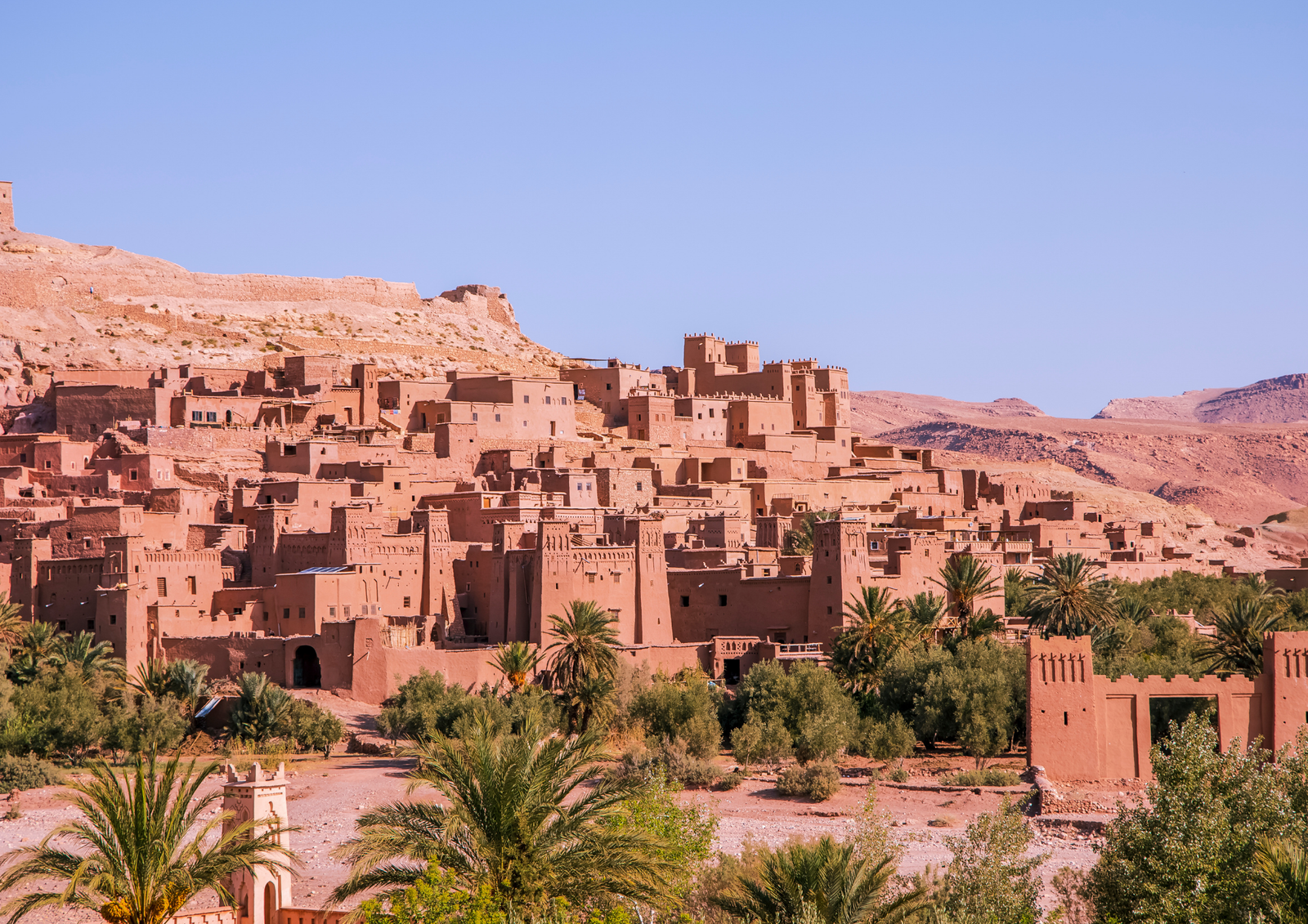 Ksar Ait Ben Haddou fortaleza de arcilla medieval en Ouarzazate Marruecos Patrimonio UNESCO