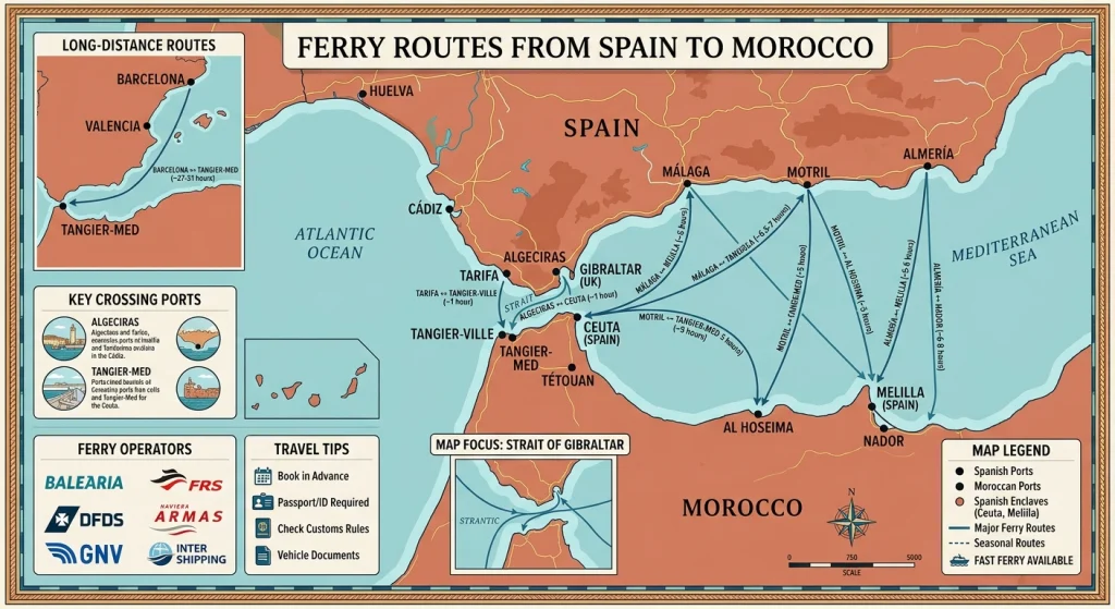 Ferry from Spain to Morocco: Your Easy Guide to Tangier
